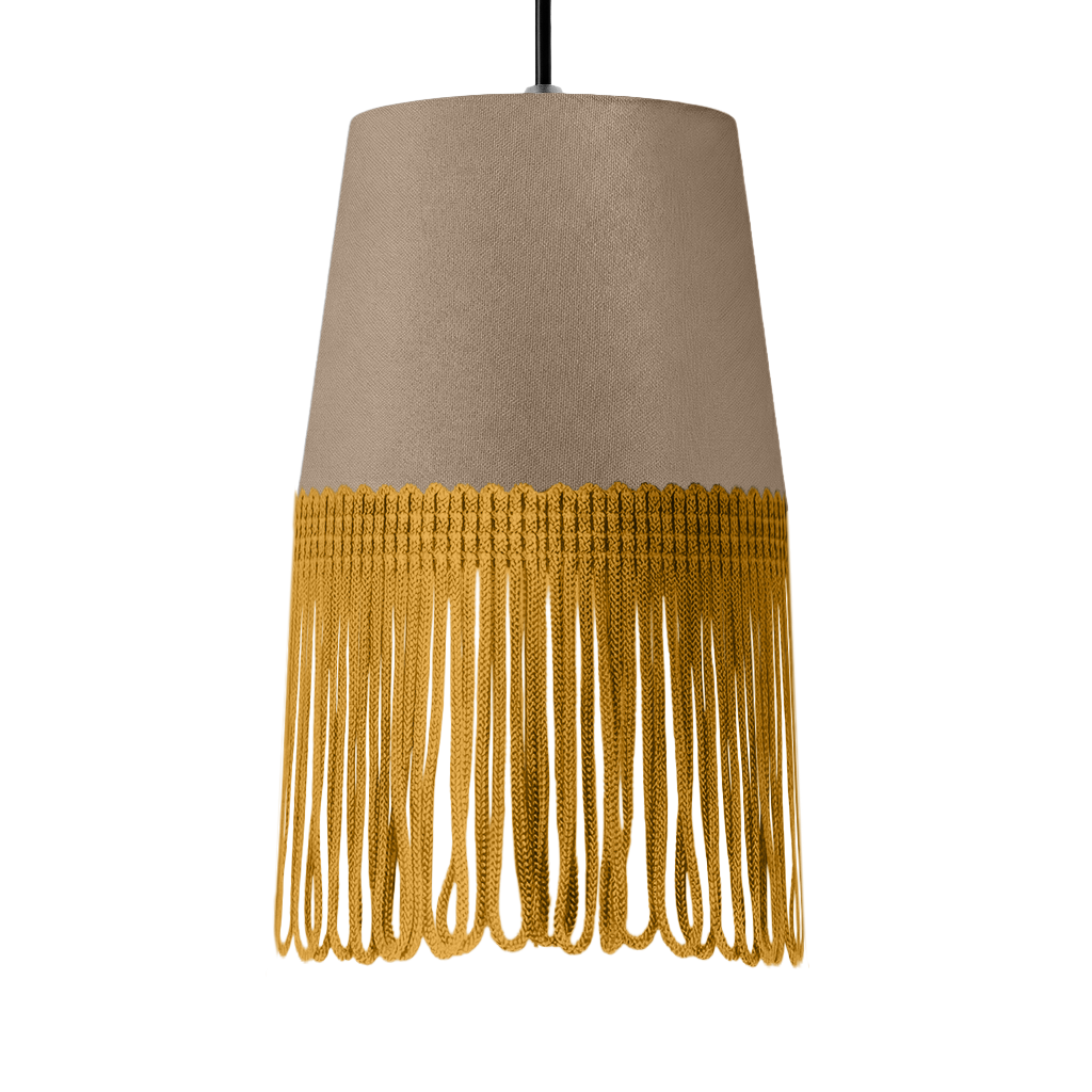 Lampe interiør alcantara fossilgrå