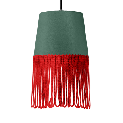 Lampe interiør alcantara skovgrøn