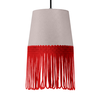 Lampe interiør alcantara grå