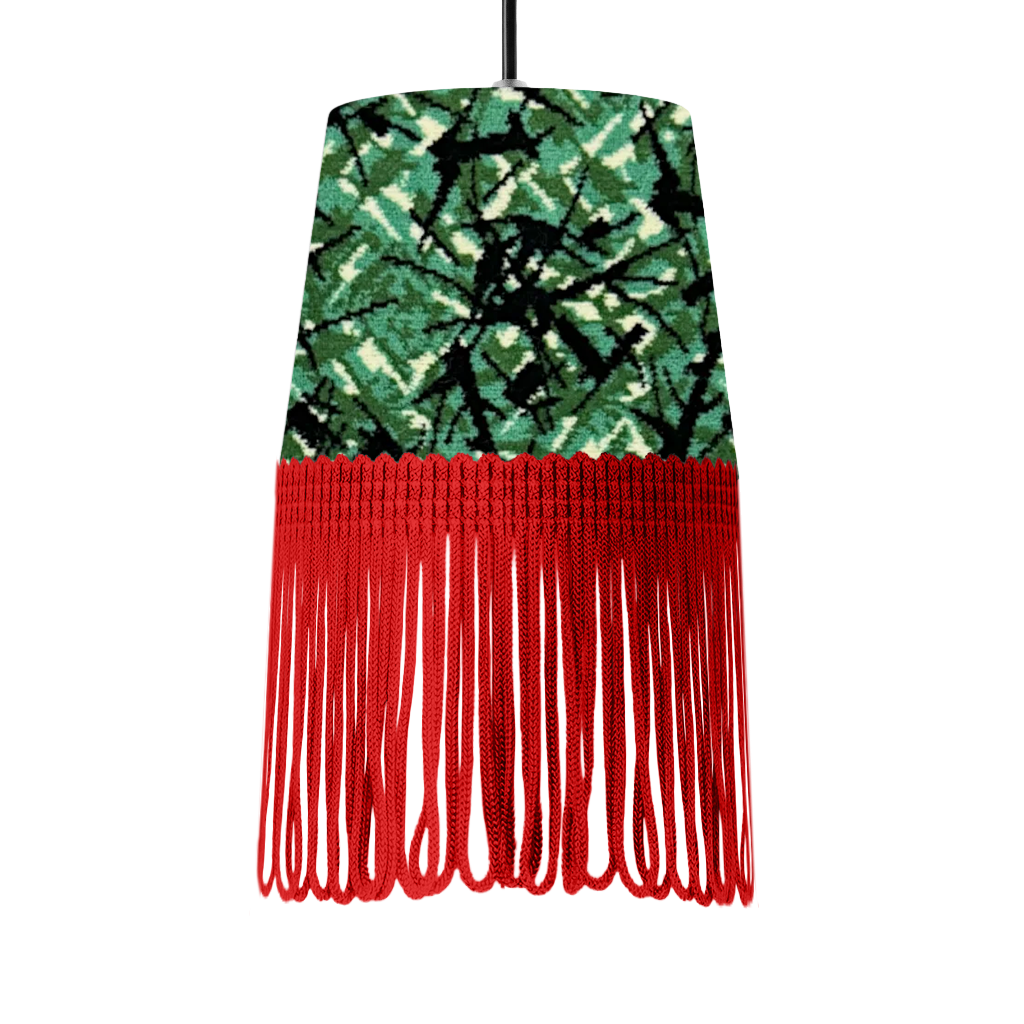 Lampe interiør grøn busplys