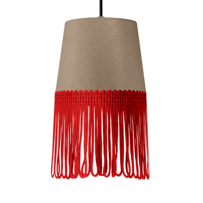 Lampe interiør alcantara fossilgrå