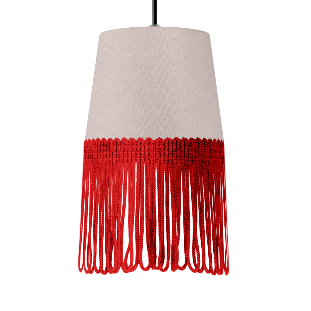 Lampe interiør alcantara duegrå