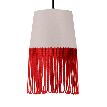 Lampe interiør alcantara duegrå