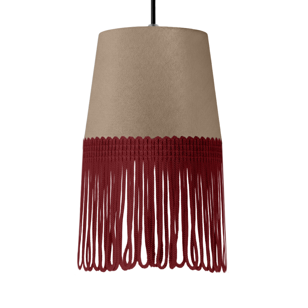 Lampe interiør alcantara fossilgrå