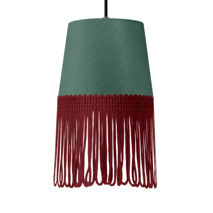 Lampe interiør alcantara skovgrøn