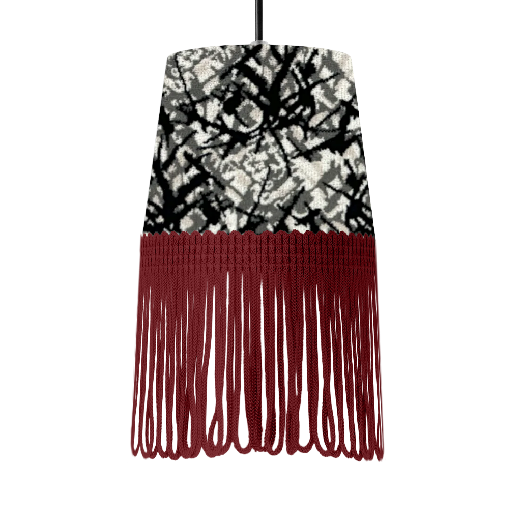 Lampe interiør grå busplys