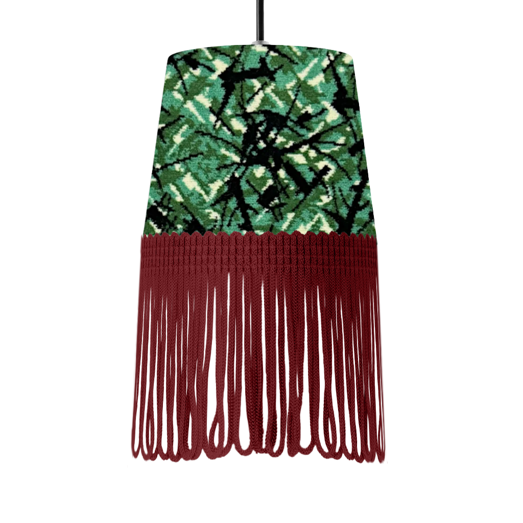 Lampe interiør grøn busplys