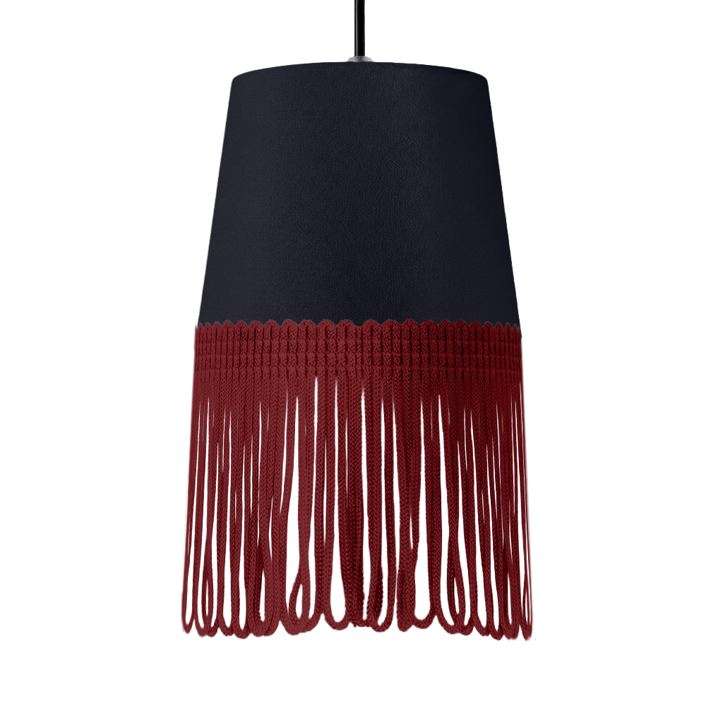 Lampe interiør alcantara stålgrå