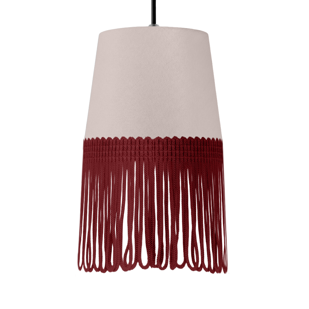 Lampe interiør alcantara duegrå