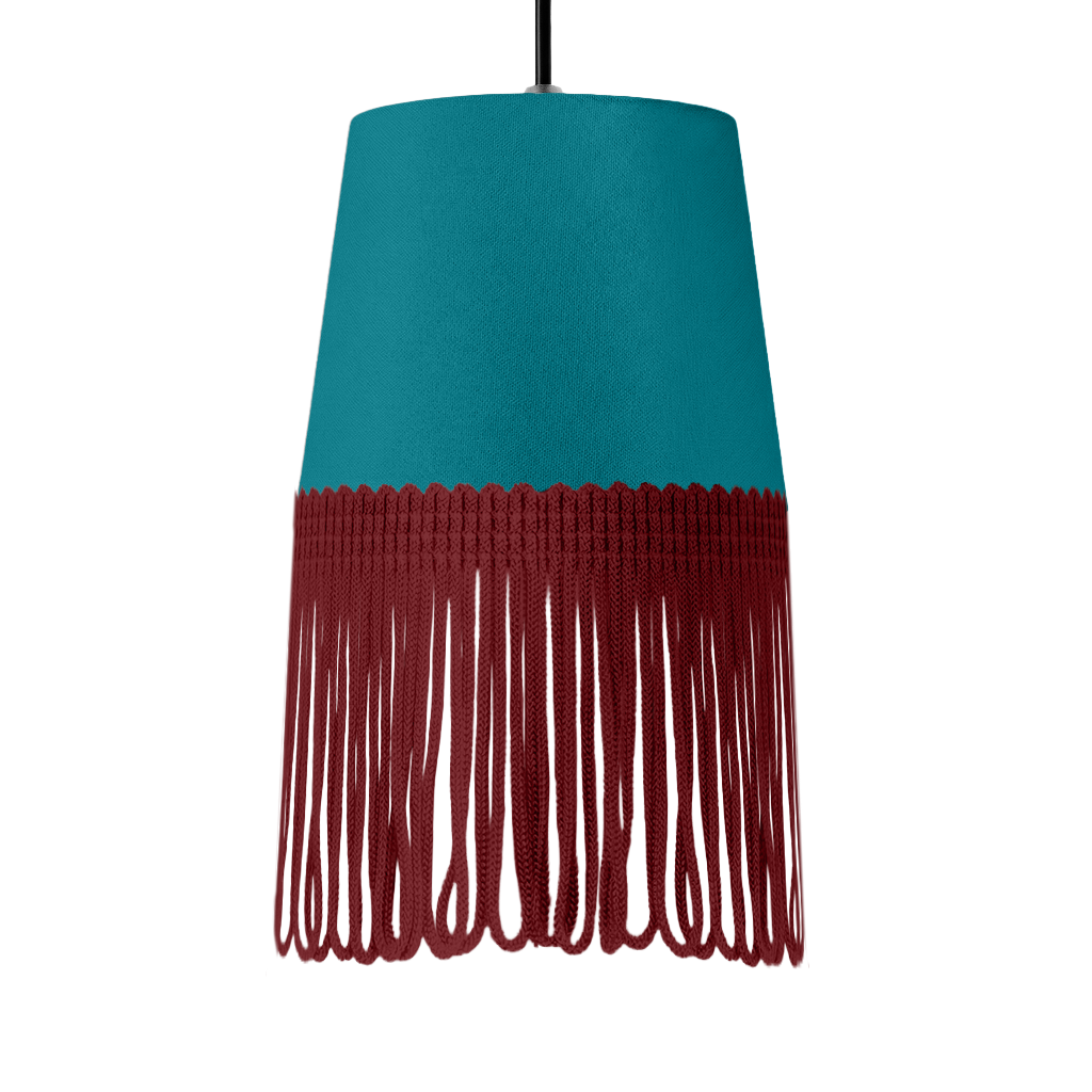 Lampe interiør alcantara krikand grøn