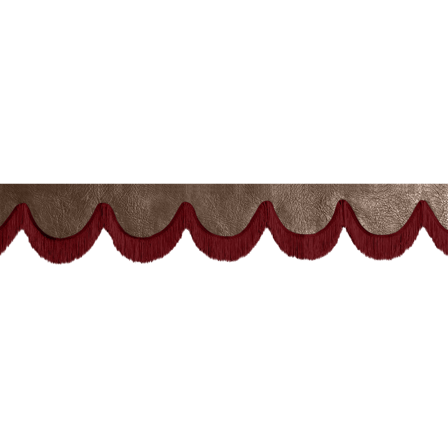 Gardin forrude nappa kaffebrun