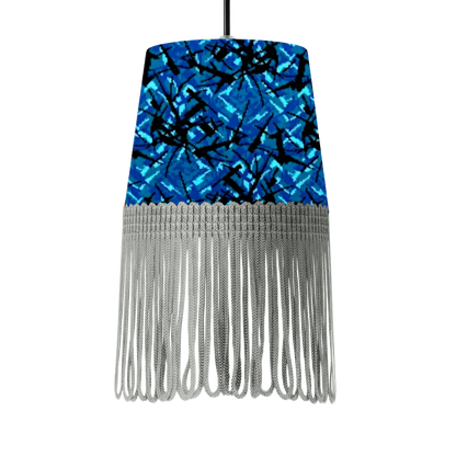 Lampe interiør blå busplys