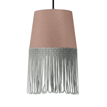Lampe interiør alcantara puderpink