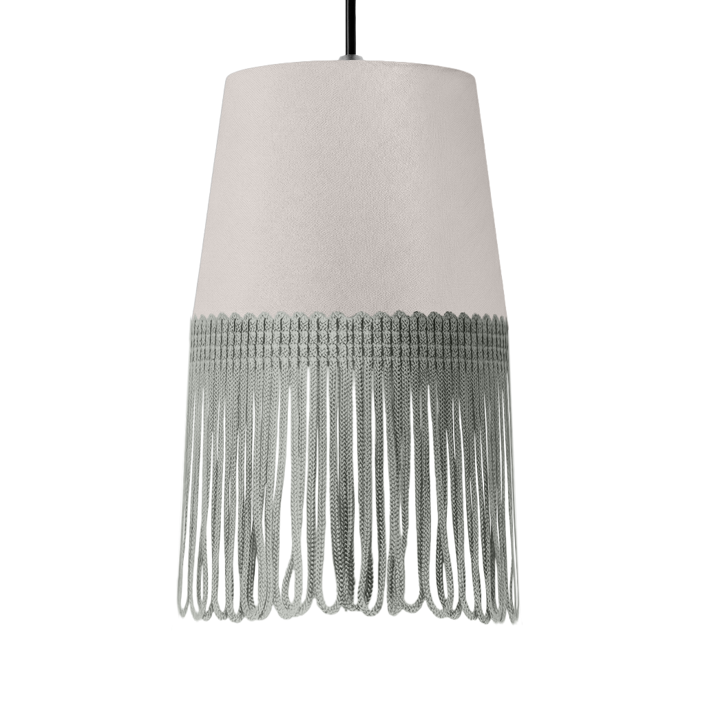 Lampe interiør alcantara sølvgrå