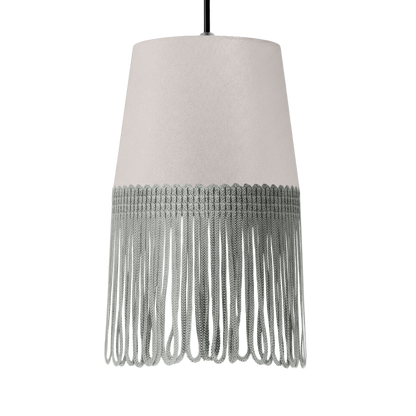 Lampe interiør alcantara sølvgrå