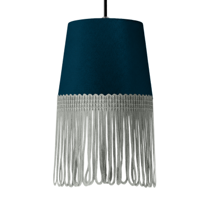 Lampe interiør alcantara denim blå
