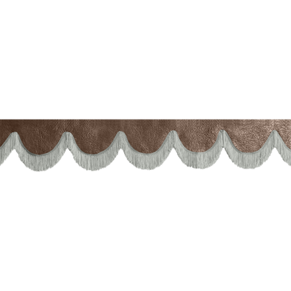 Gardin forrude nappa kaffebrun