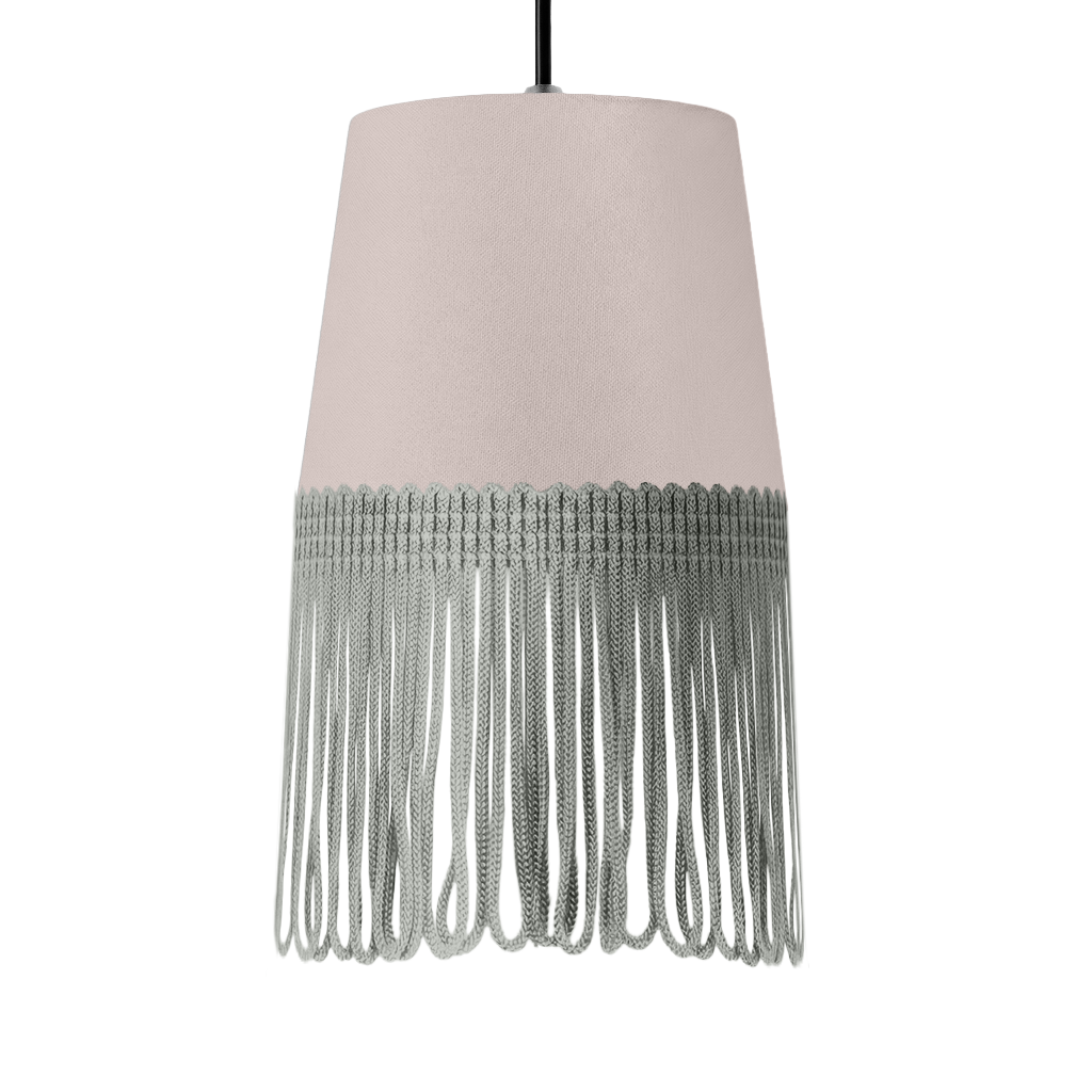 Lampe interiør alcantara duegrå