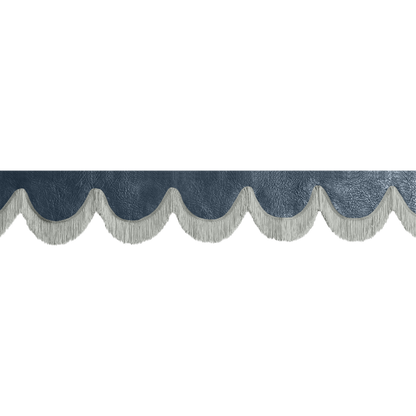 Gardin forrude nappa cobaltblå