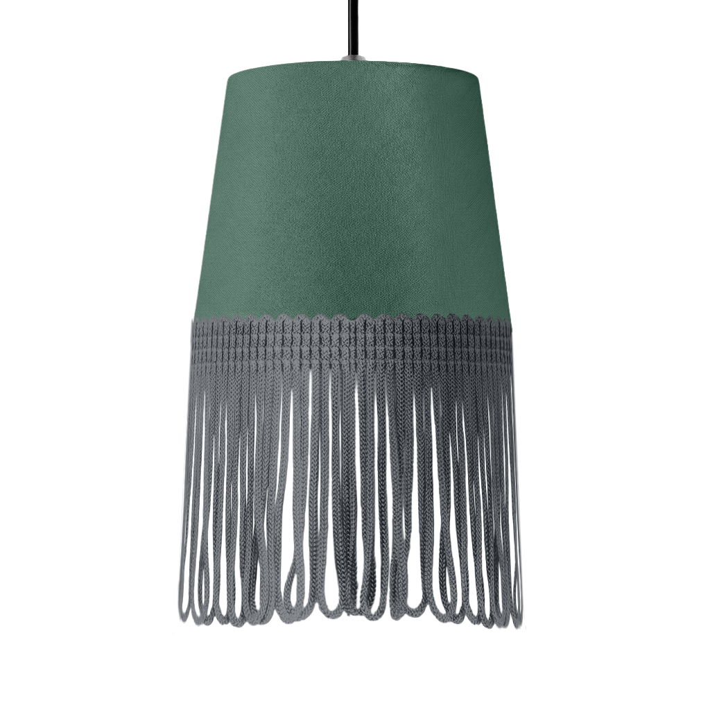 Lampe interiør alcantara skovgrøn