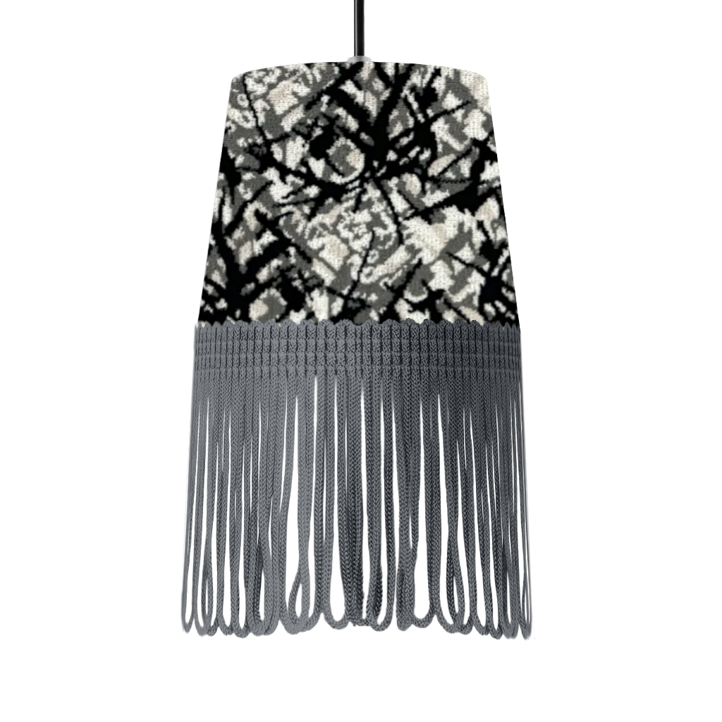 Lampe interiør grå busplys