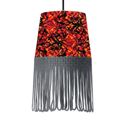 Lampe interiør rød busplys