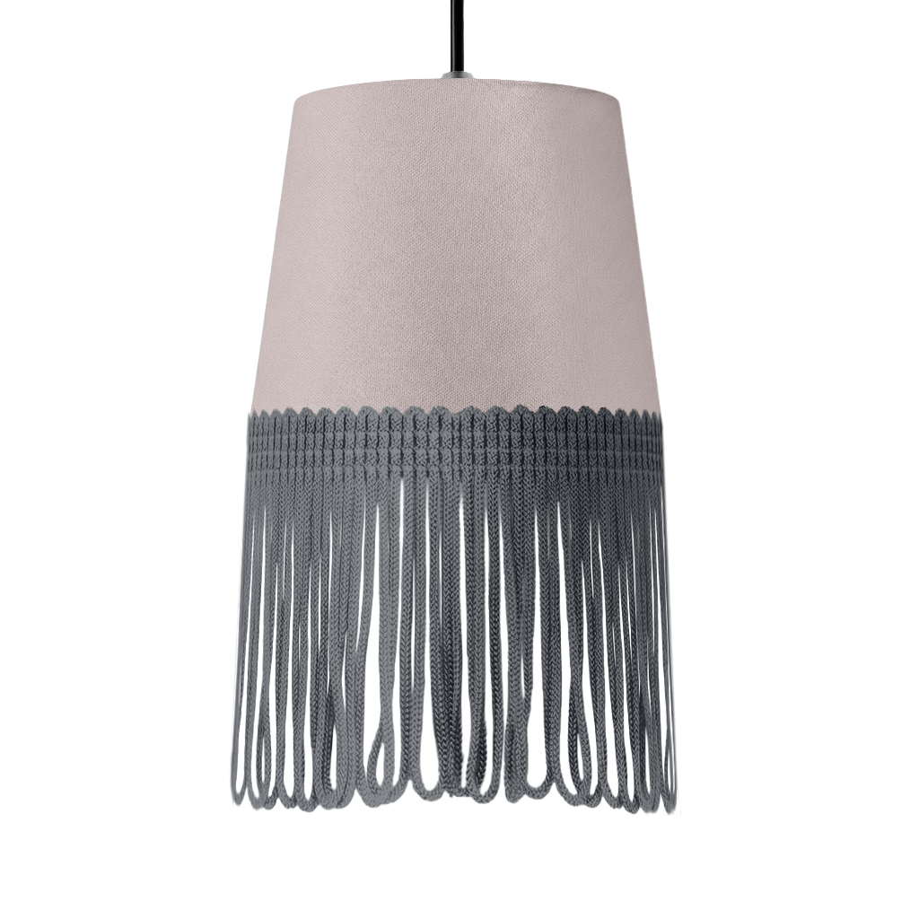 Lampe interiør alcantara grå