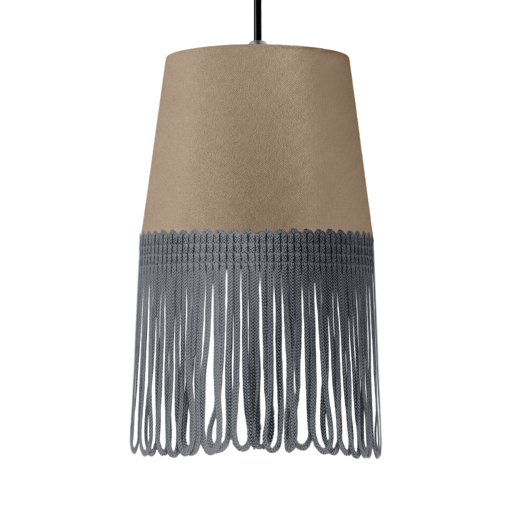 Lampe interiør alcantara fossilgrå