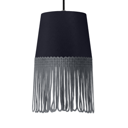 Lampe interiør alcantara stålgrå