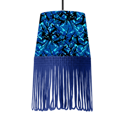 Lampe interiør blå busplys