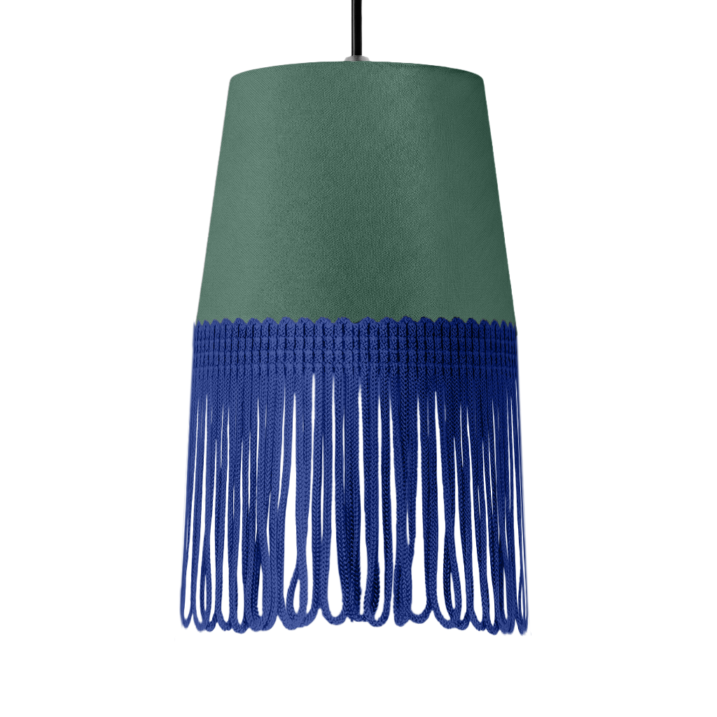 Lampe interiør alcantara skovgrøn