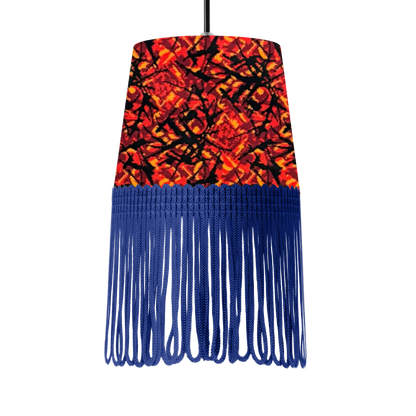 Lampe interiør rød busplys