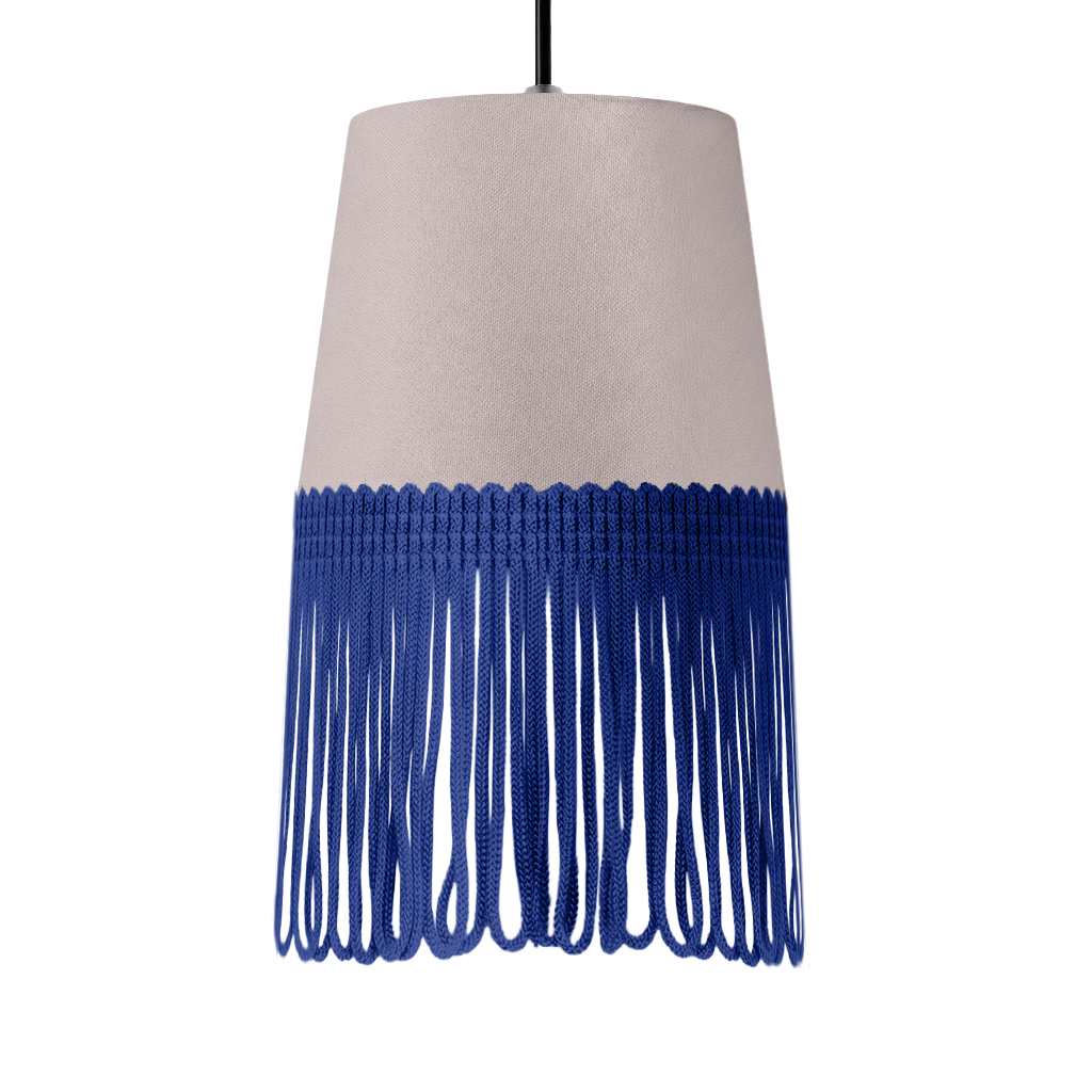 Lampe interiør alcantara grå