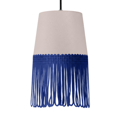 Lampe interiør alcantara duegrå