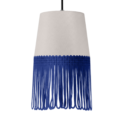 Lampe interiør alcantara sølvgrå