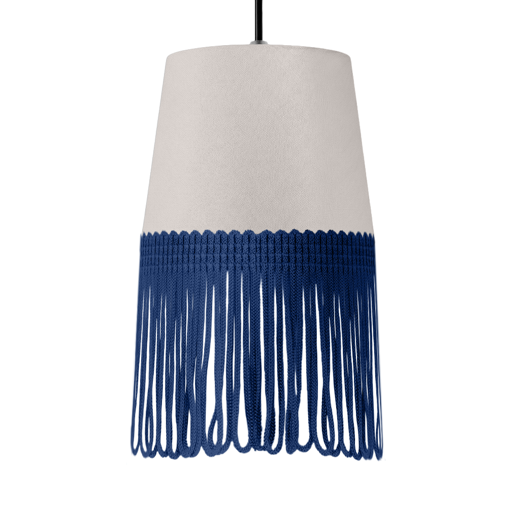 Lampe interiør alcantara sølvgrå