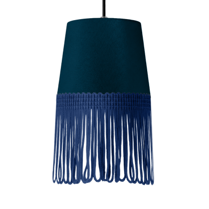 Lampe interiør alcantara denim blå