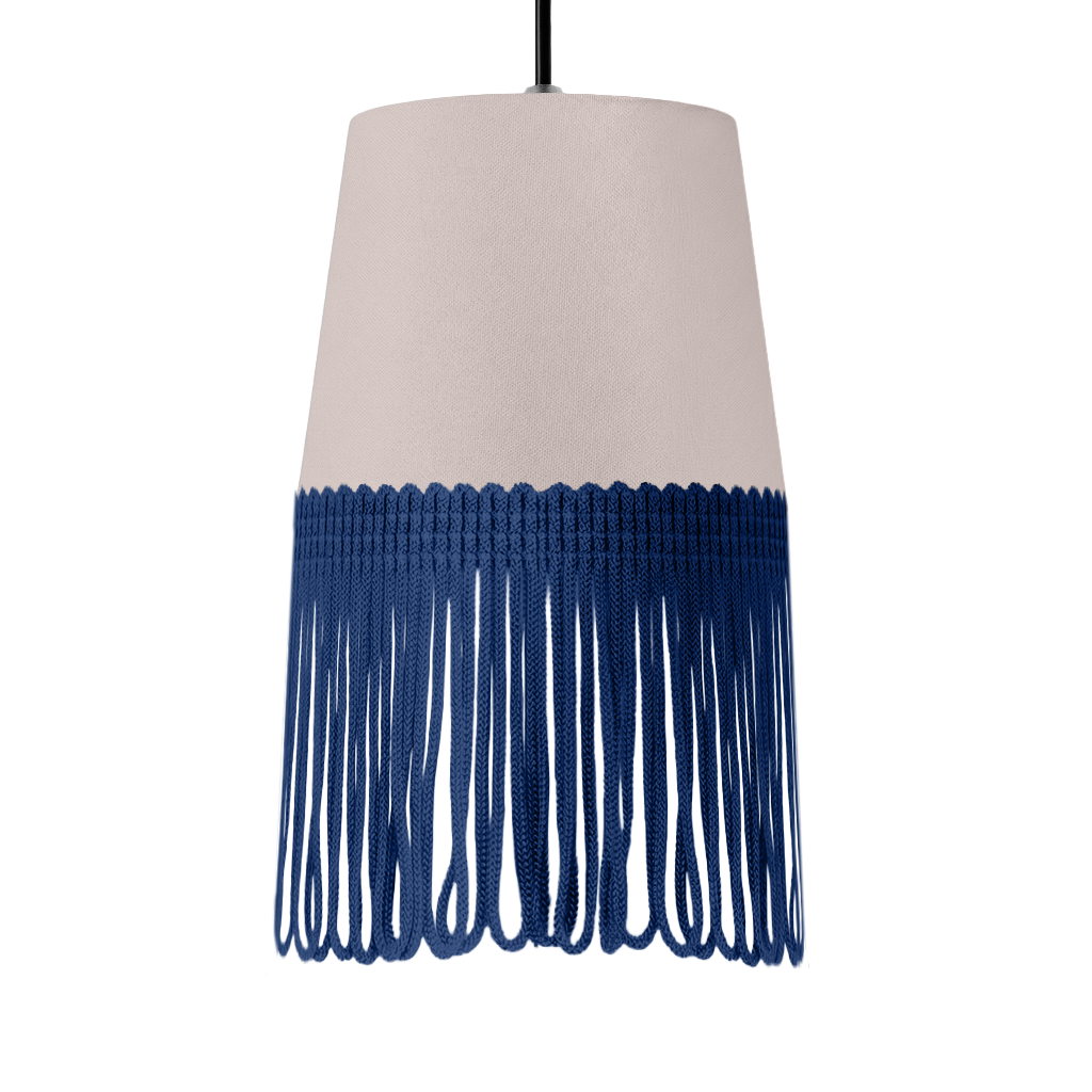 Lampe interiør alcantara duegrå