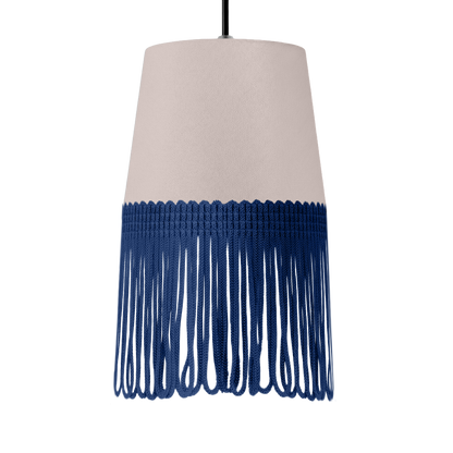 Lampe interiør alcantara duegrå