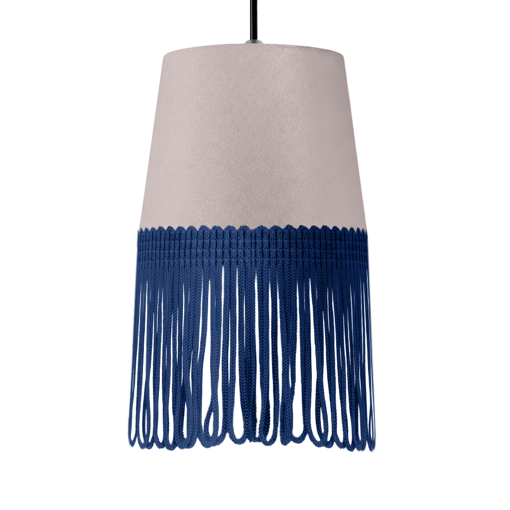 Lampe interiør alcantara grå