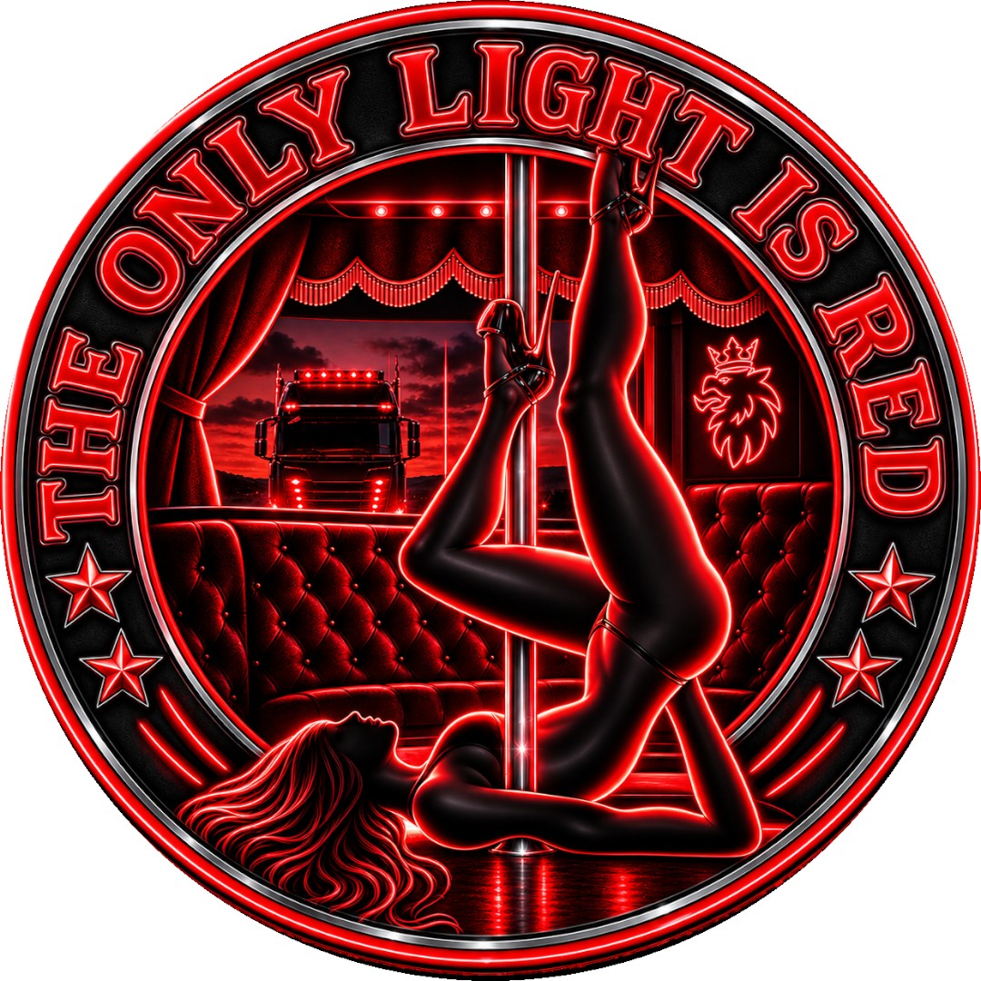 Sticker deluxe the only light is red light