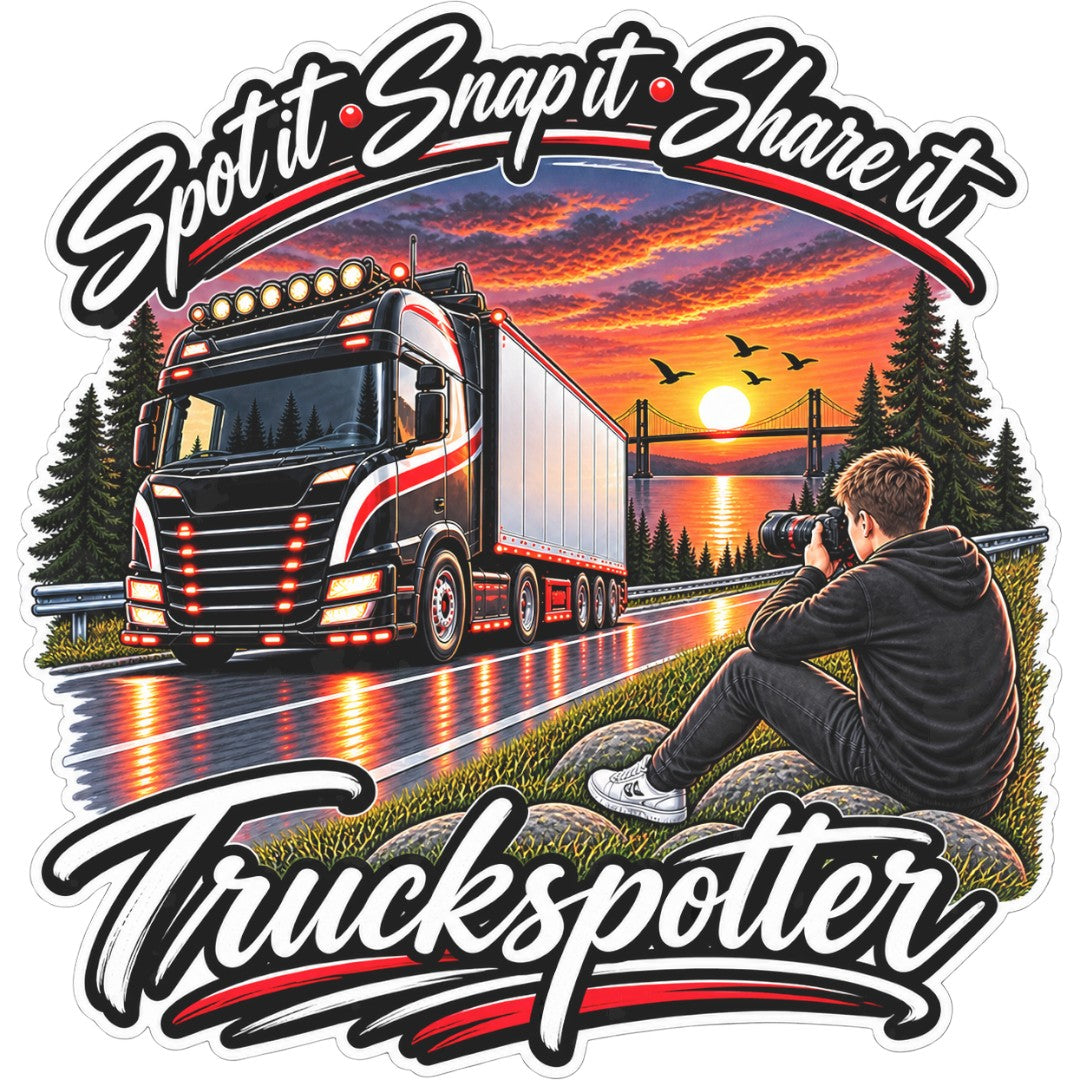 Sticker deluxe truckspotter boy