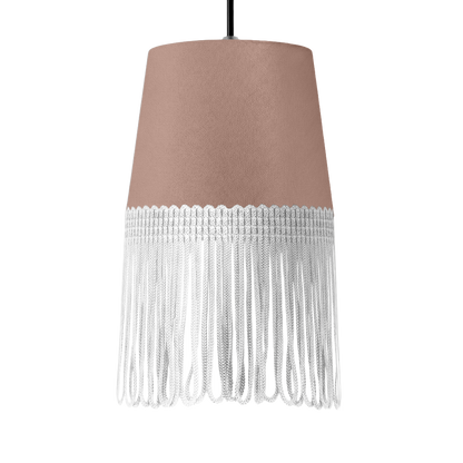 Lampe interiør alcantara puderpink