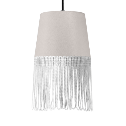 Lampe interiør alcantara sølvgrå