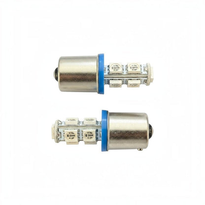 BA15S 9 LED pærer - Hvid - BA15S 9 LED 12-24V
