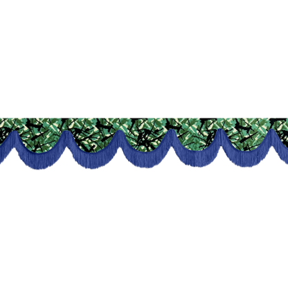 Gardin forrude busplys grøn