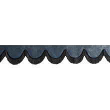 Gardin forrude nappa cobaltblå