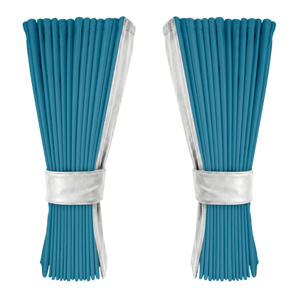 Gardin tropicalblå alcantar med nappa