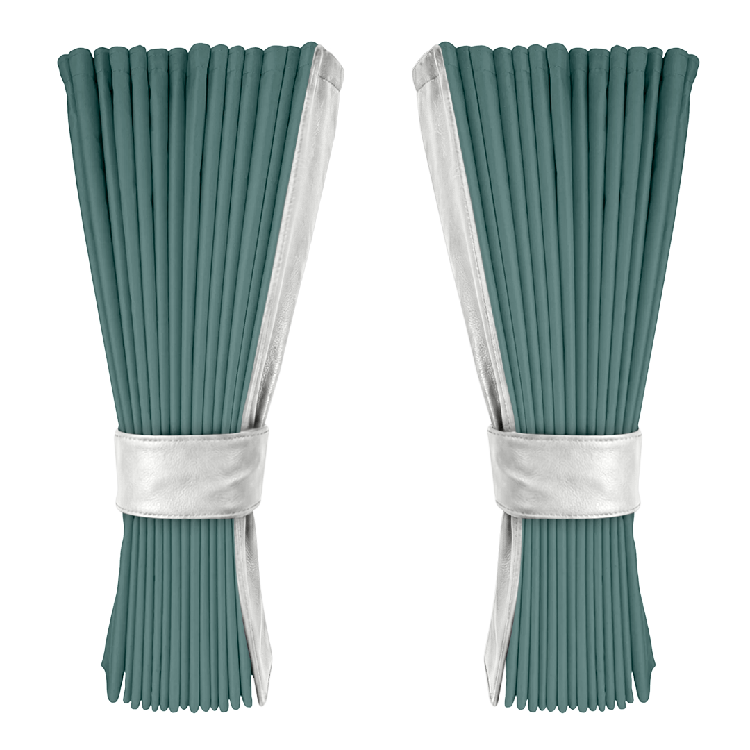 Gardin aronagrøn alcantar med nappa