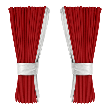 Gardin vinrød alcantar med nappa